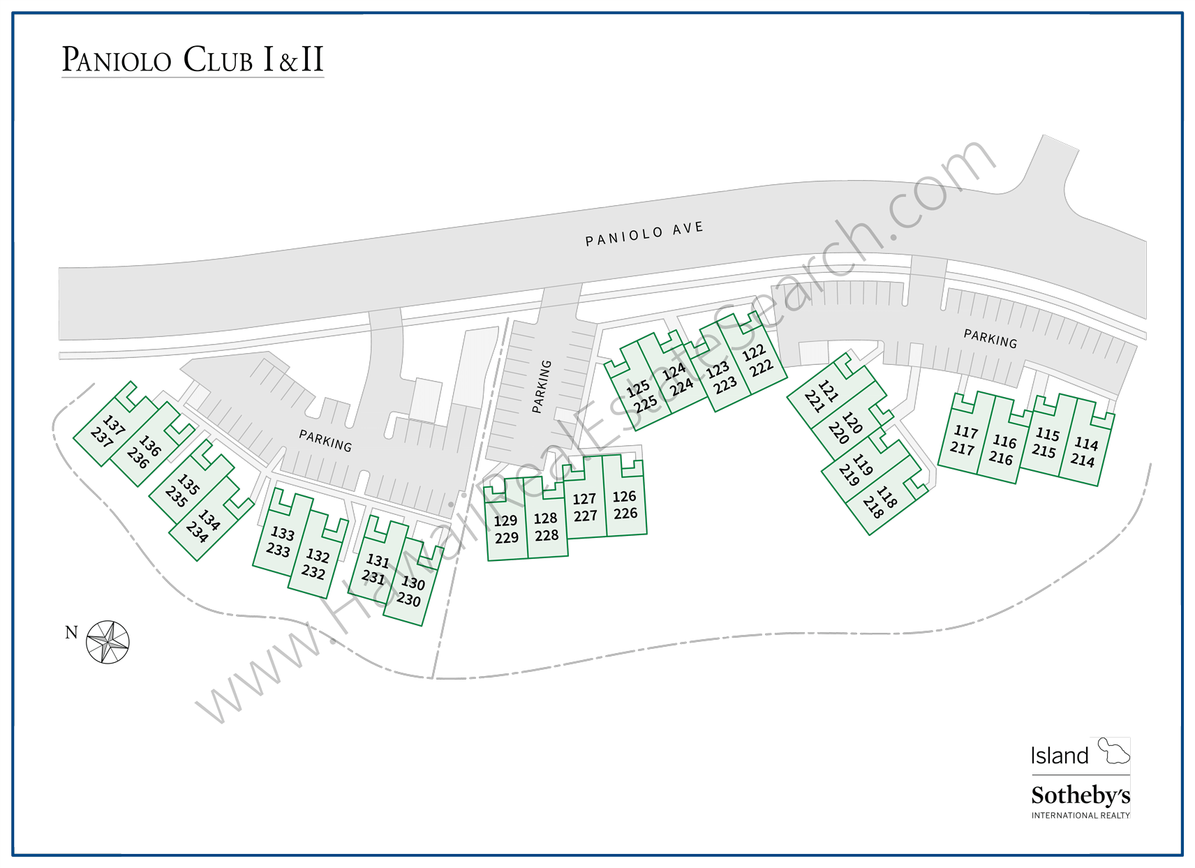 Paniolo Club Map